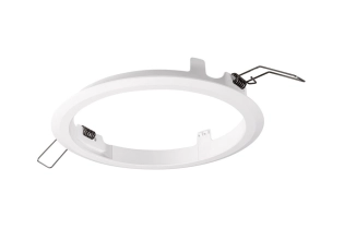 Cadre encastrable Starlet Rond blanc