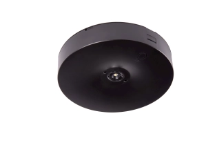 Éclairage anti-panique rond noir 170 lm