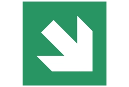 Autocollant flèche 45° Vella