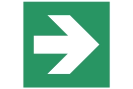 Autocollant flèche 90° Vella